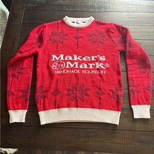 Makers mark bourbon Red Crewneck Sweater